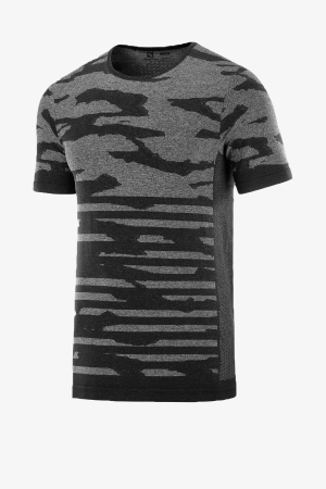 Salomon Xa Camo Erkek Siyah T-Shirt LC1540700-23842 - Salomon