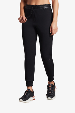 Skechers 2Xı-Lock Foil Covered Jogger Kadın Siyah Eşofman Altı S231141-001 - Skechers