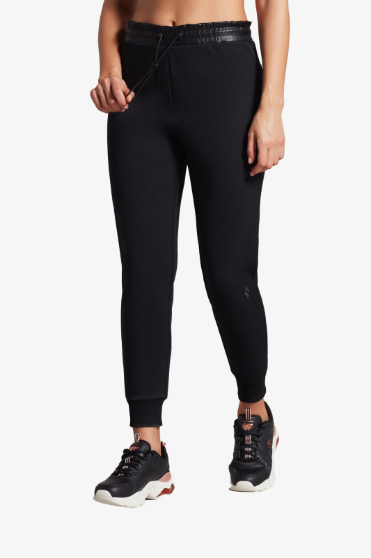 Skechers 2Xı-Lock Foil Covered Jogger Kadın Siyah Eşofman Altı S231141-001 - 1