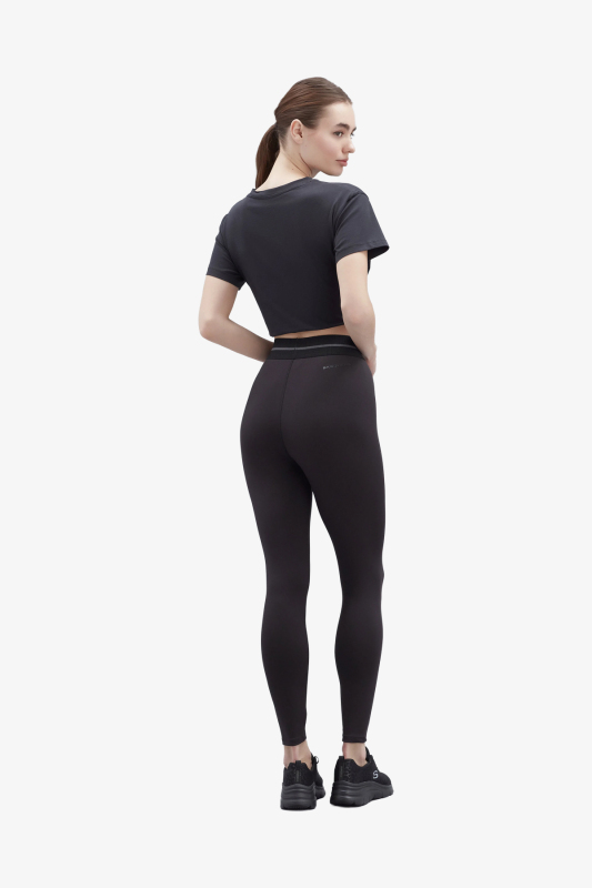 Skechers Belt Detail Legging Kadın Siyah Tayt S212197-001 - 2
