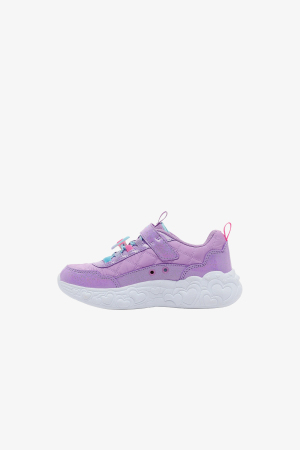 Skechers Eternal Heart Lights Çocuk Mor Sneaker 302768L LVMT - 3