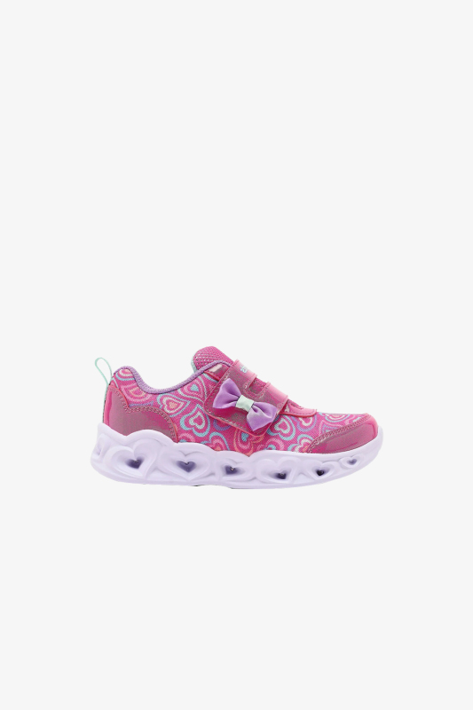 Skechers Heart Lıghts Boogıe Land Çocuk Pembe Sneaker 303258N HPMT - 1