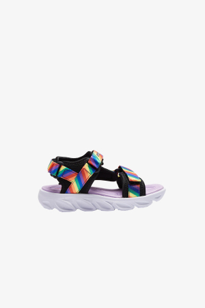 Skechers Hypno-Splash-Raınbo Lıghts Çocuk Siyah Sandalet 20218N-BKMT - Skechers