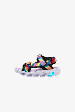 Skechers Hypno-Splash-Raınbo Lıghts Çocuk Siyah Sandalet 20218N-BKMT - 2