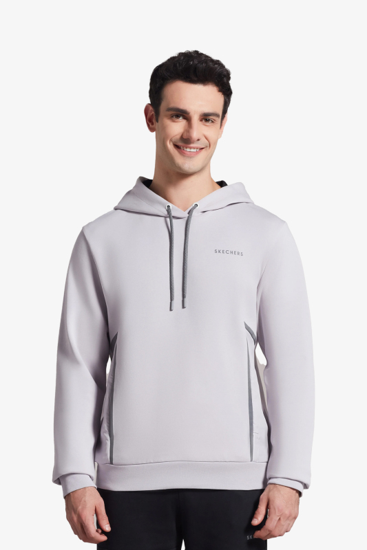 Skechers M 2Xı-Lock Pu Printed Sweatshirt Erkek Gri Sweatshirt S231075-042 - 1