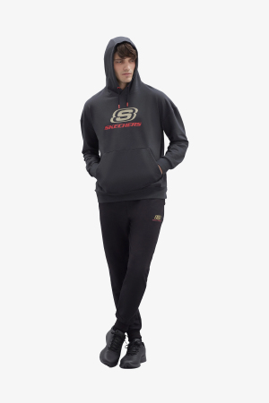 Skechers M L To Yarn Loose Erkek Siyah Sweatshirt S221006-001 - Skechers