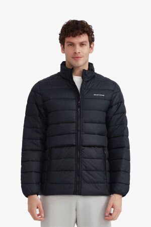 Skechers M Outerwear Padded Jacket Erkek Siyah Mont S231242-001 - Skechers