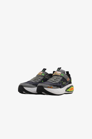 Skechers Mega-Craft 4K Çocuk Gri Sneaker 402160L CBLM - 4