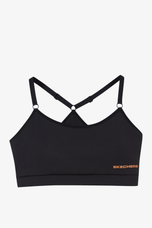 Skechers Mid Support Eential Kadın Siyah Spor Bra S212271-001 - Skechers