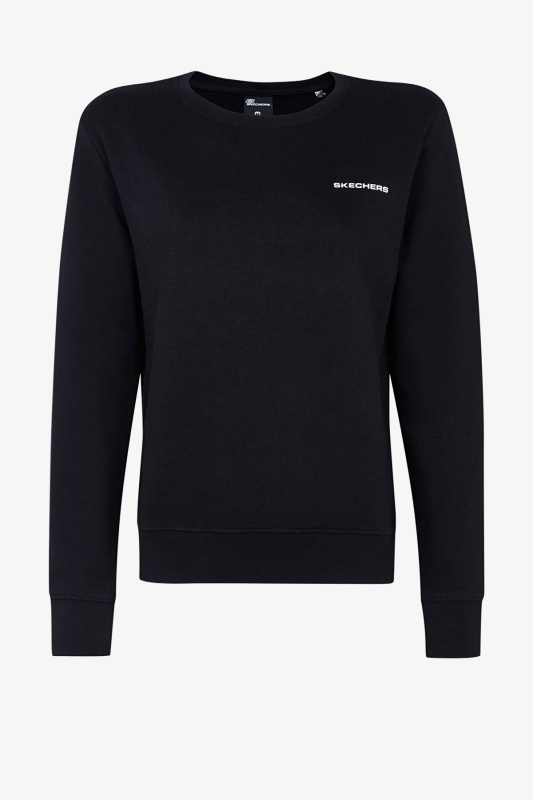 Skechers Ne Basics Kadın Siyah Sweatshirt S212182-001 - 1