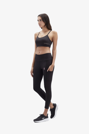 Skechers Side Pocket Legging Kadın Siyah Tayt S221141-001 - Skechers