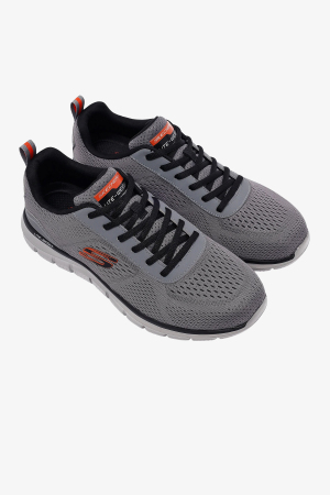 Skechers Track-Leshur Erkek Gri Sneaker 232758TK CCOR - 3