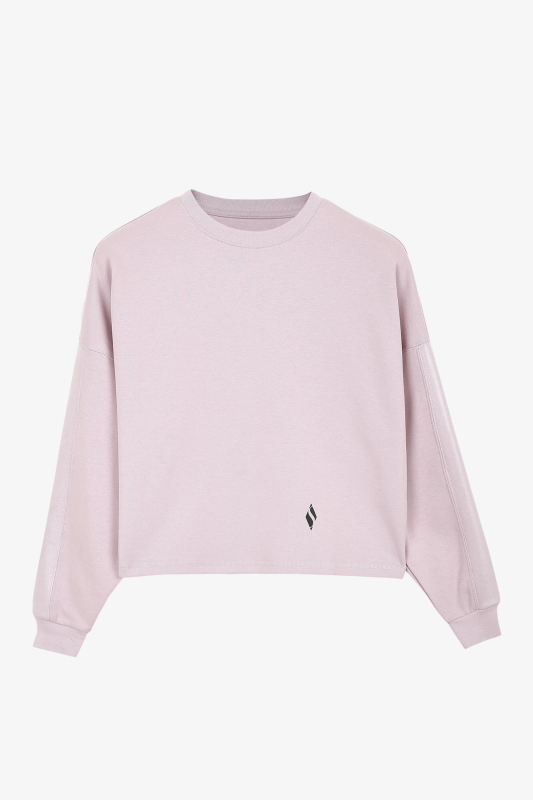 Skechers W 2Xı-Lock Foil Covered Crew Neck Sweatshirt Kadın Mor Sweatshirt S231134-505 - 1