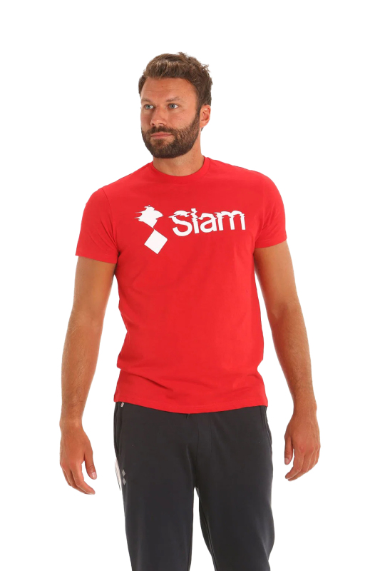 Slam E112 Erkek Kırmızı T-Shirt S112623T00-27238 - 1