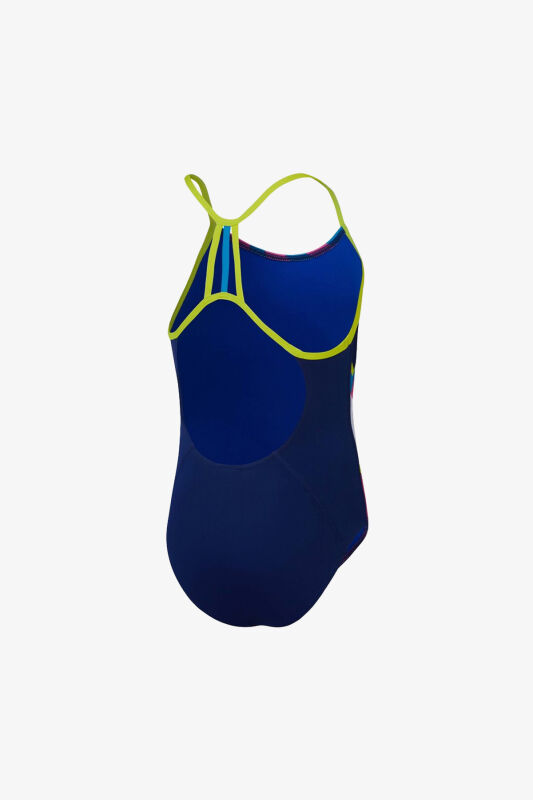 Speedo Plmt Llıne Bk 1Pc Jf Çocuk Mavi Mayo 8-00350016630 - 2