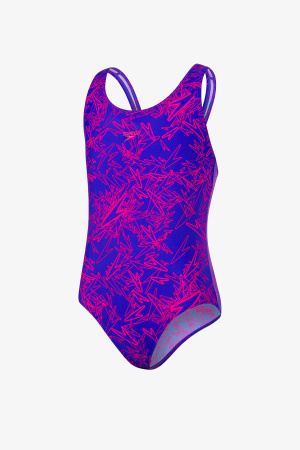 Speedo Speedo Boom Alov Spbk Jf Blue/Pınk Çocuk Mavi Mayo 8-10843C753-23703 - Speedo