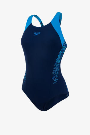 Speedo Speedo Boom Spl Rbck Af Kadın Mavi Mayo 8-10822C577-LAM - Speedo