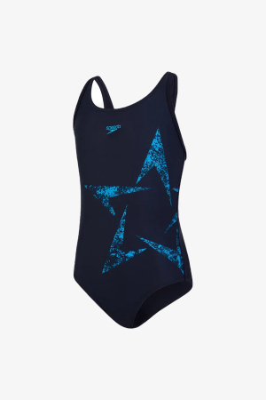 Speedo Speedo Boomstar Plmt Flyback Jf Navy/Blu Çocuk Mavi Mayo 8-123859239-LAM - Speedo