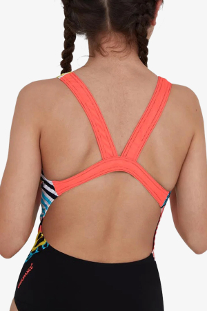 Speedo Speedo Dıgı Leaderback Çocuk Çok Renkli Mayo 8-12377D798 - 2