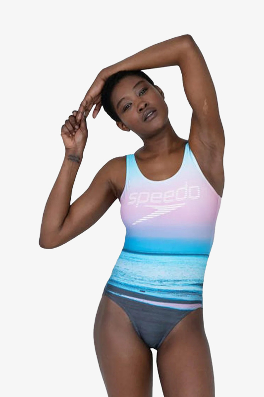 Speedo Speedo Dıgı Plmt U-Bk 1Pc Af Kadın Siyah Mayo 8-07336D775-10454 - 1