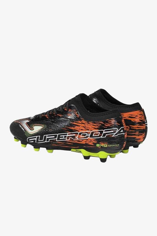 Joma Supercopa 2301 Black Coral Firm Ground Siyah Erkek Krampon SUPS2301FG - 3