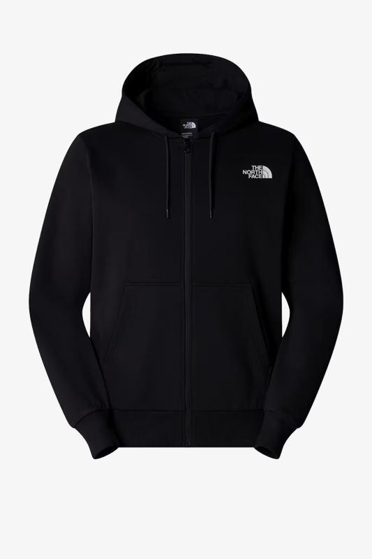 The Nort Face M Sımple Dome Full Zıp Erkek Siyah Sweatshirt NF0A89FDJK31 - 1