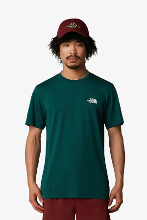 The Nort Face M Ss Sımple Dome Erkek Yeşil T-Shirt NF0A87NG6GI1 - 1