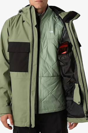 The North Face Fourbarrel Trıclımate Erkek Yeşil Mont NF0A7WYFD0L1 - 6