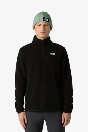 The North Face Glacıer Fleece 1/4 Zıp Erkek Siyah Sweatshirt NF0A8D0QJK31 - The North Face