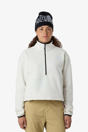 The North Face Glacıer Fleece 1/2 Zıp Short Kadın Beyaz Polar NF0A8D2CQLI1 - 1