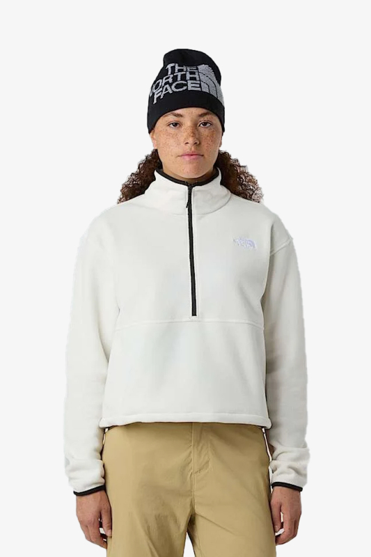 The North Face Glacıer Fleece 1/2 Zıp Short Kadın Beyaz Polar NF0A8D2CQLI1 - 1