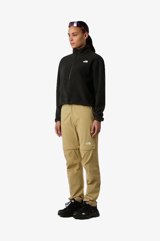 The North Face Glacıer Fleece 1/2 Zıp Short Kadın Siyah Polar NF0A8D2CJK31 - 2