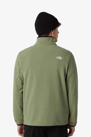 The North Face Glacıer Fleece 1/4 Zıp Erkek Yeşil Sweatshirt NF0A8D0QBO91 - 3