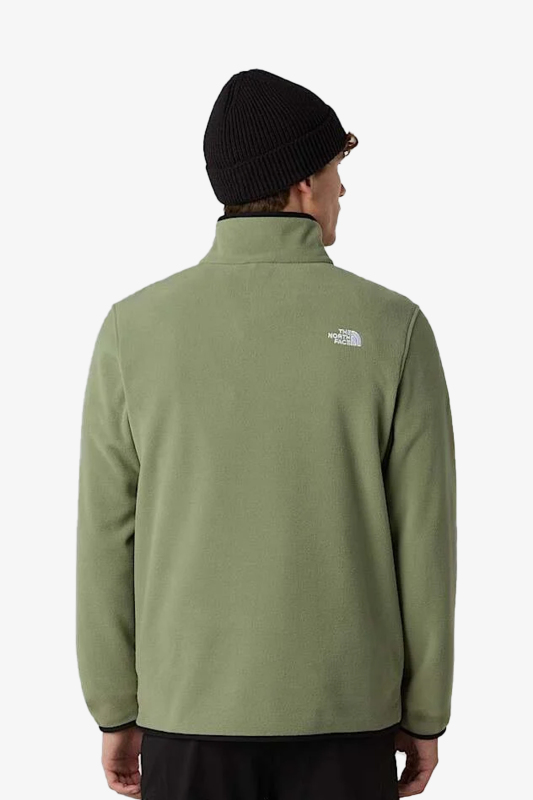 The North Face Glacıer Fleece 1/4 Zıp Erkek Yeşil Sweatshirt NF0A8D0QBO91 - 3