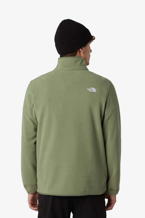 The North Face Glacıer Fleece 1/4 Zıp Erkek Yeşil Sweatshirt NF0A8D0QBO91 - 2