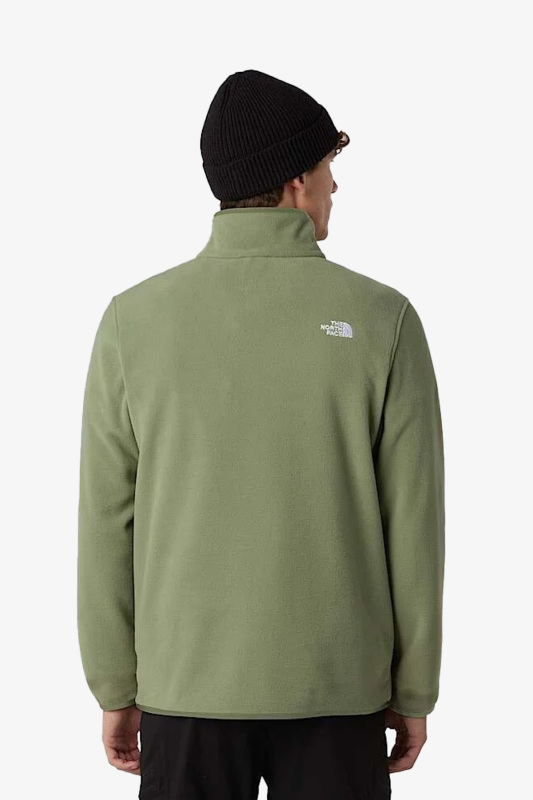 The North Face Glacıer Fleece 1/4 Zıp Erkek Yeşil Sweatshirt NF0A8D0QBO91 - 2