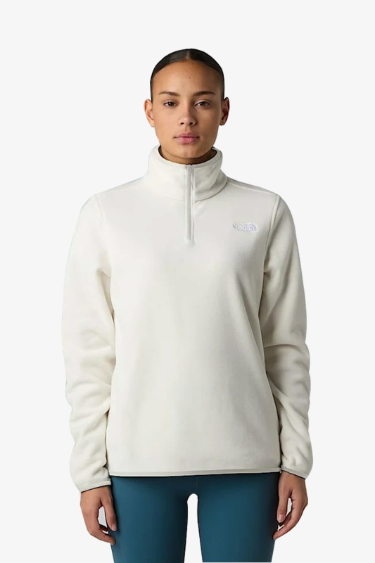 The North Face Glacıer Fleece 1/4 Zıp Kadın Beyaz Polar NF0A8D2JQLI1 - 1