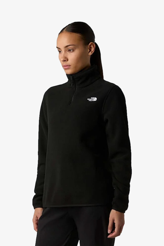 The North Face Glacıer Fleece 1/4 Zıp Kadın Siyah Polar NF0A8D2JJK31 - 1