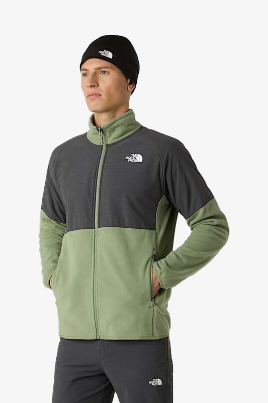 The North Face Glacıer Heavyweıght Full Zıp Erkek Yeşil Polar NF0A89JGDKI1 - 1