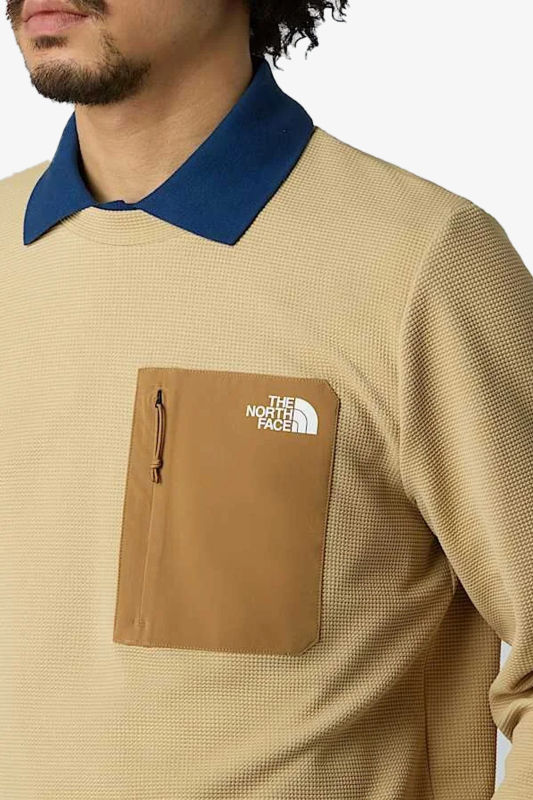 The North Face Kecha Crew Erkek Bej Sweatshirt NF0A8CS9QV31 - 2