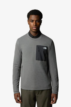 The North Face Kecha Crew Erkek Gri Sweatshirt NF0A8CS9SOU1 - 1