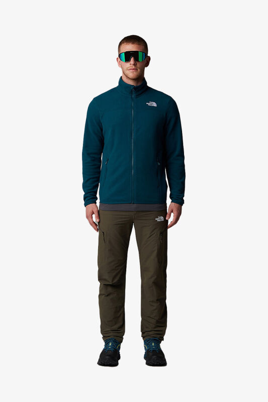 The North Face M 100 Glacıer Full Zıp - Eu Erkek Mavi Polar NF0A855X1NO1 - 2