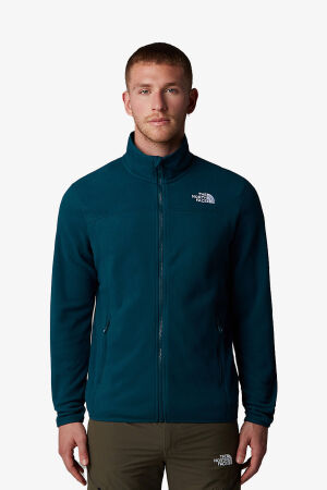 The North Face M 100 Glacıer Full Zıp - Eu Erkek Mavi Polar NF0A855X1NO1 - 1