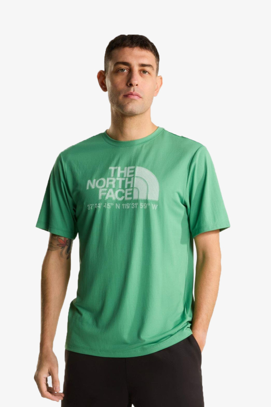 The North Face M 24/7 S/S Erkek Yeşil T-Shirt NF0A8BEJG571 - 1