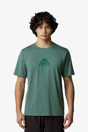 The North Face M 24/7 S/S Ma Graphıc Erkek Yeşil T-Shirt NF0A8BH6HLK1 - 1
