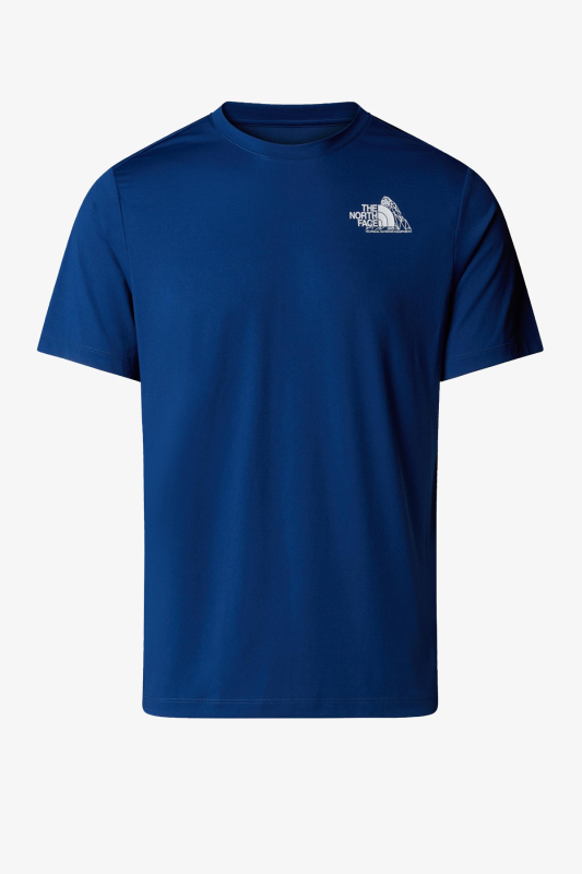 The North Face M 24/7 S/S Reg Graphıc Erkek Mavi T-Shirt NF0A895JD1R1 - 1