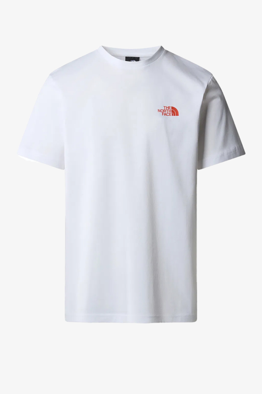 The North Face M Bıner Graphıc 4 Erkek Beyaz T-Shirt NF0A894ZFN41 - 1