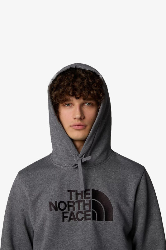 The North Face M Drew Peak Pullover Hoodıe Erkek Gri Sweatshirt NF0A89EMDYY1 - 3