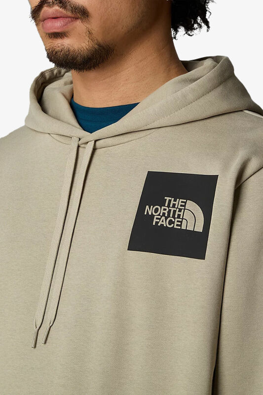 The North Face M Fıne Hoodıe Erkek Bej Sweatshirt NF0A89EU1I41 - 3