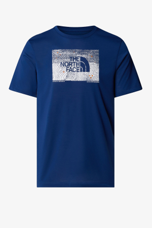 The North Face M Foundatıon Abstract Graphıc Erkek Mavi T-Shirt NF0A8BQVD1R1 - 2